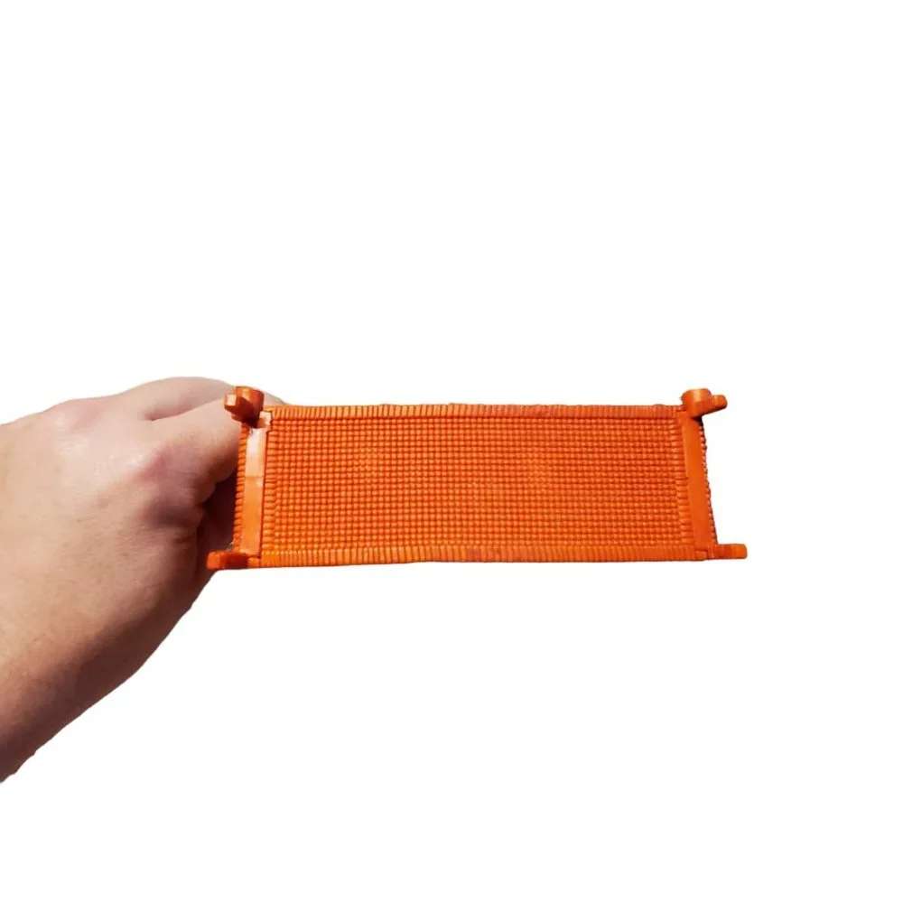 American Girl Groovy bathroom shelf shelves orange Julie + Shower curtai…
